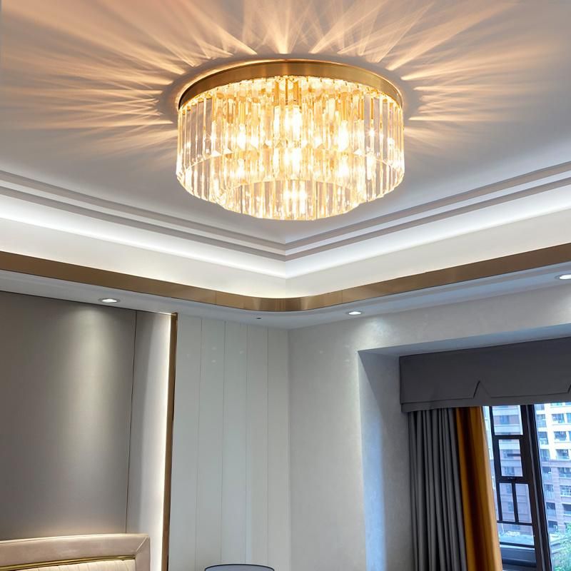 Modern Crystal Ceiling Lights Flush Mount Light for Living Room Dining Room Ceiling Light Creative (WH-CA-83)