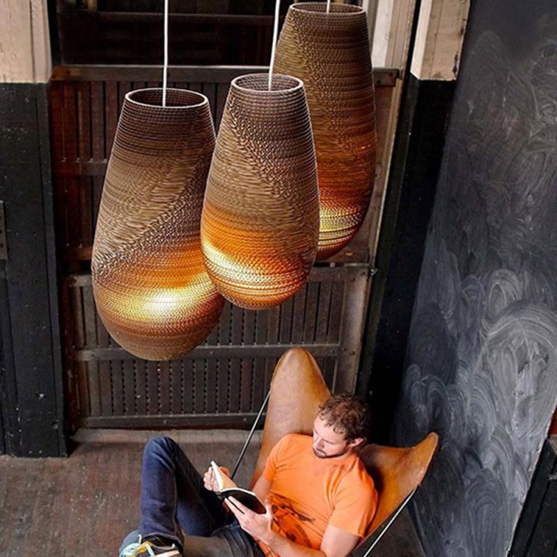 Creative Art Design Rattan Chandelier Handmade Pendant Lamp - Bamboo Lantern - Wicker Lantern - Hanging Bamboo Decorative Lamp