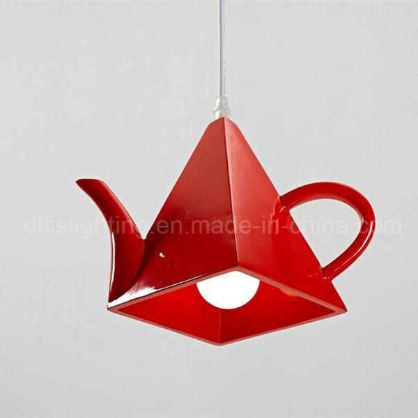 Modern Creative Decorating Coffee Cafe Shop Hanging Lighting Tea Cup Pendant Lamp