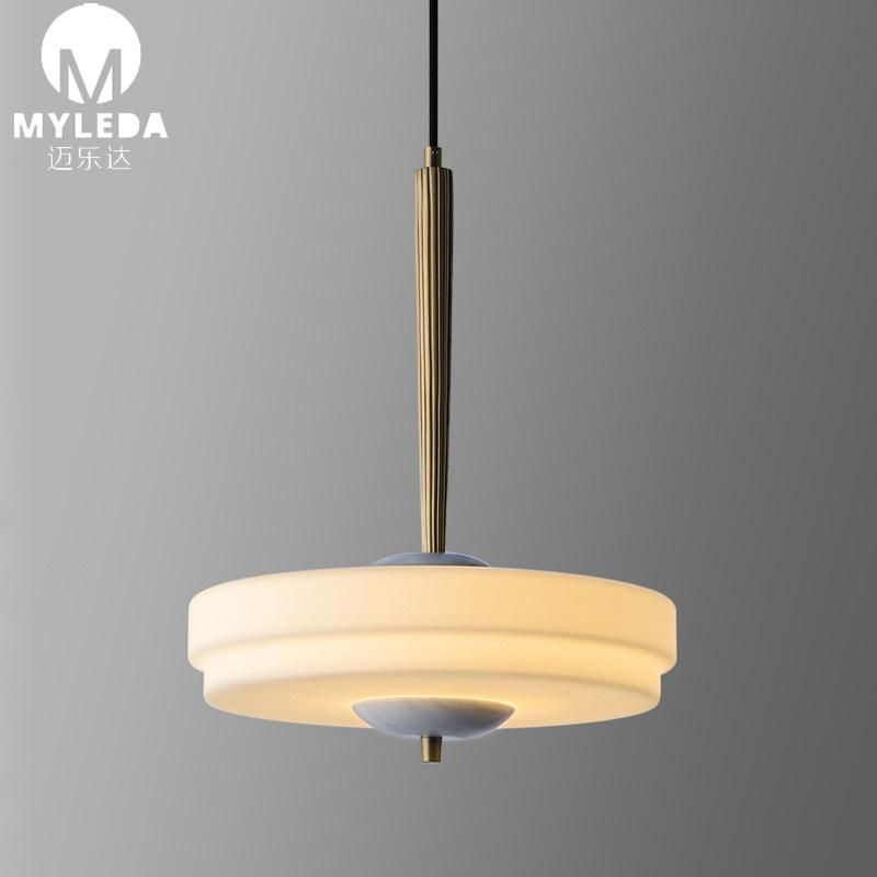 Modern Restaurant Chandeliers LED Pendant Light with Marble