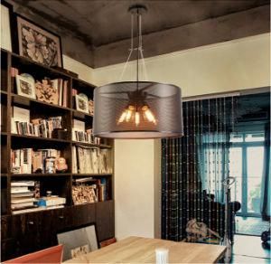 Modern Restaurant Black Metal Decorative Pendant Lamp