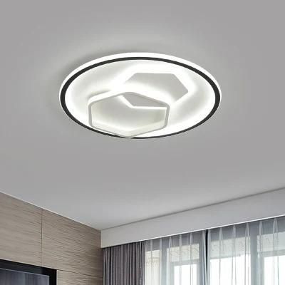 Simple Modern Ceiling Light LED Bedroom Light Circular Study Dining Room Lamp