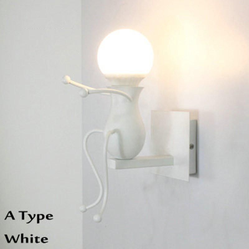 Human Shape Living Room Bed Side Stair Kitchen Mini Wall Lamp (WH-OR-53)