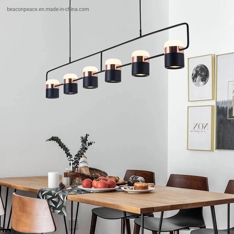 Gold and Black Mini Chandelier Hanging LED Suspended Ceiling Light