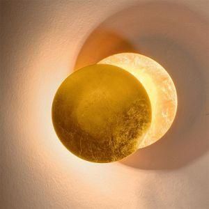 Indoor Living Room Moon Concept Solar Eclipse Wall Lamp Nordic Aisle Stairs Bedroom Bedside Vintage Sconces Mounted Lighting