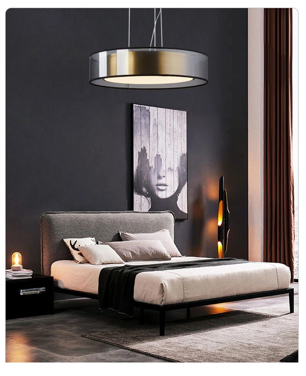 Modern Copper Restaurant Kitchen Hanging Lamps Nordic Minimalistic Atmosphere Master Luxury Pendant Lamp Bedroom Pendant Lights