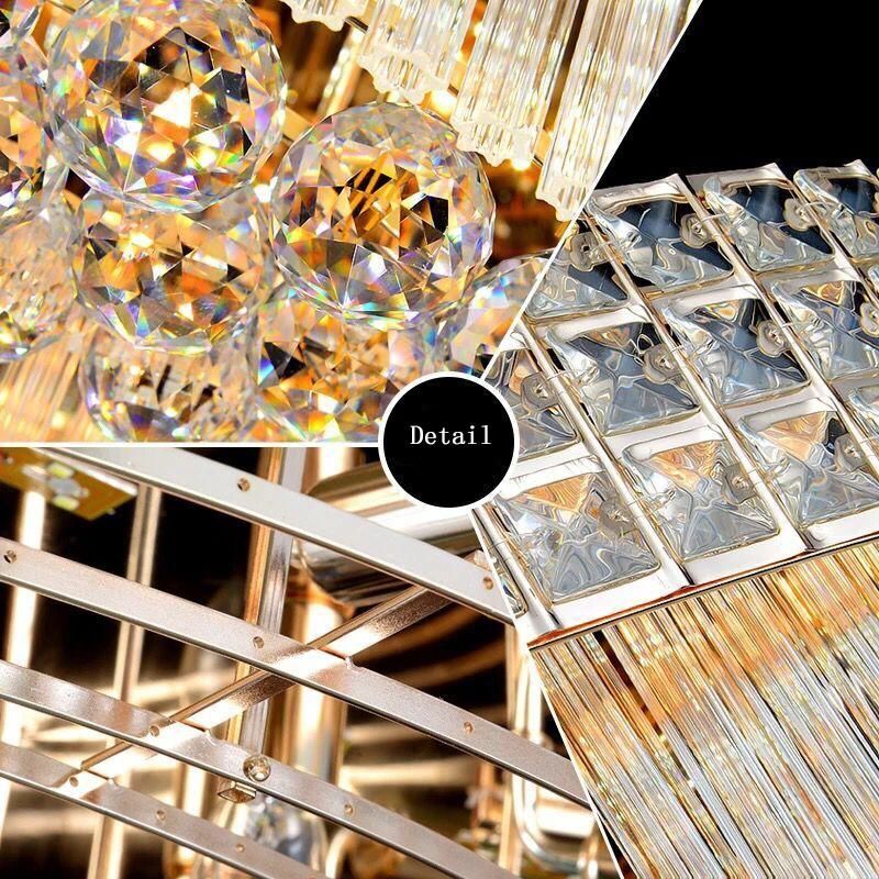 Ceiling Light Chandelier Lamp Large Crystal Pendant Chandeliers for High Ceilings Manufacturer