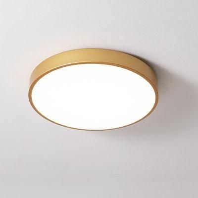 All Copper LED Ceiling Lamp Nordic Bedroom Lamp Modern Balcony Lamp