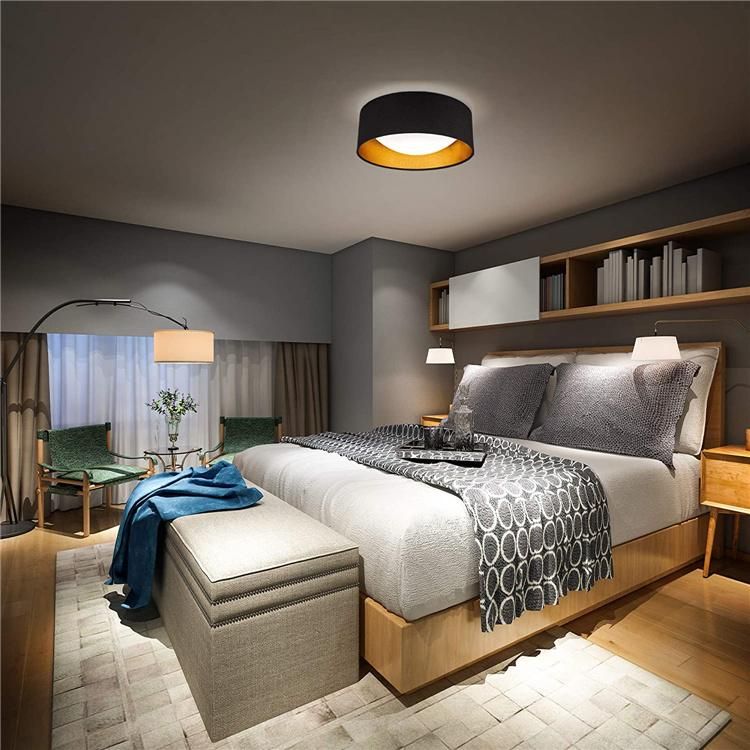 Modern Light Luxury Indoor Lighting Bedroom LED Round Ceiling Lamp