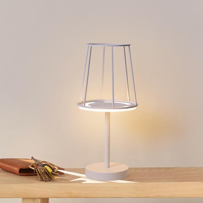 Creative Hollow out Table Lamp Metal Bedside Lamp Nightstand Lamp