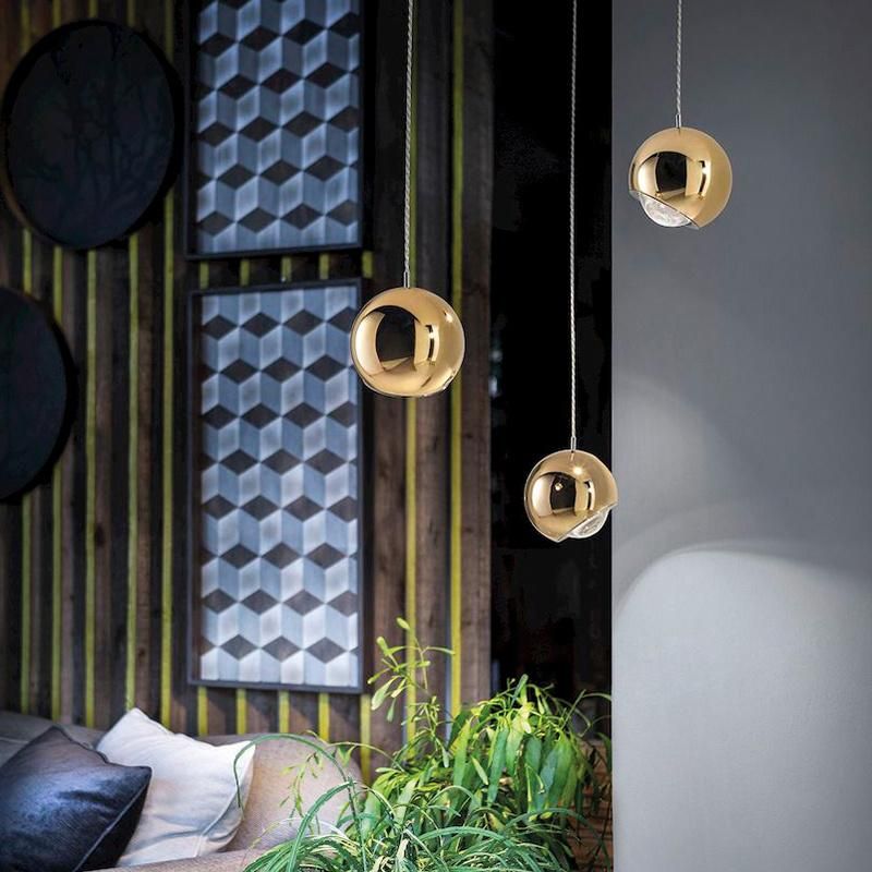 Nordic Ball Pendant Lamp Gold Designer Minimalist Bedroom Modern Stairwell Bar Restaurant pendant Lamp (WH-AP-148)