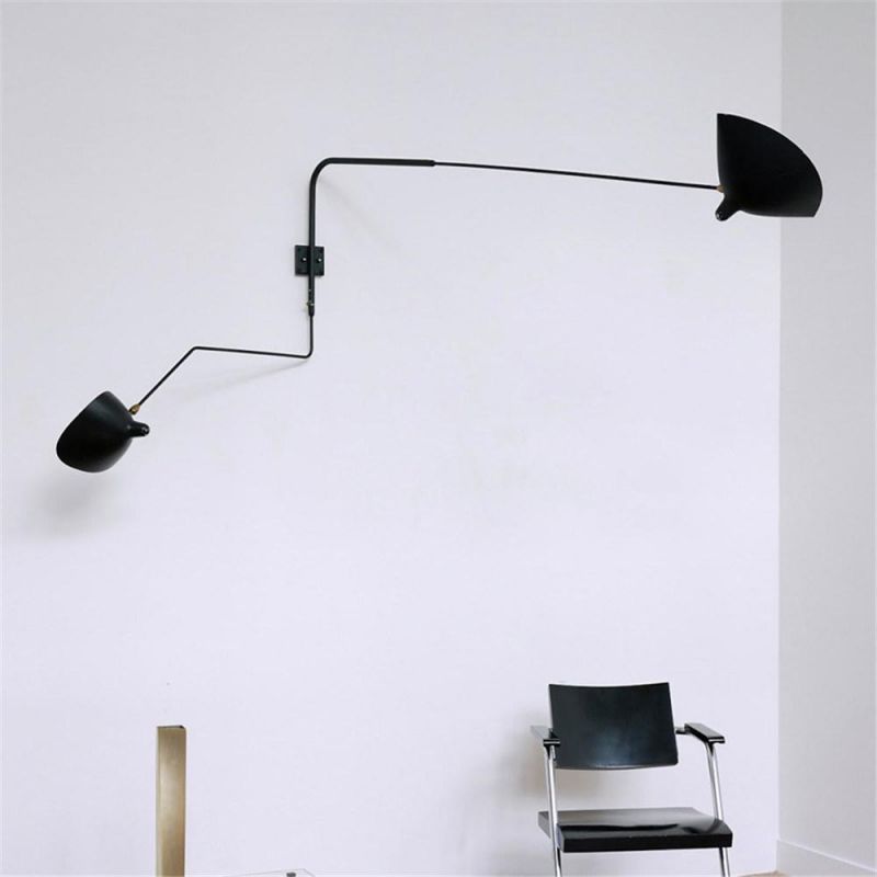 Spider Serge Mouille Wall Lights Bedroom Industrial Retro Wall Lamp Creative Simple Living Room LED Light Fixtures