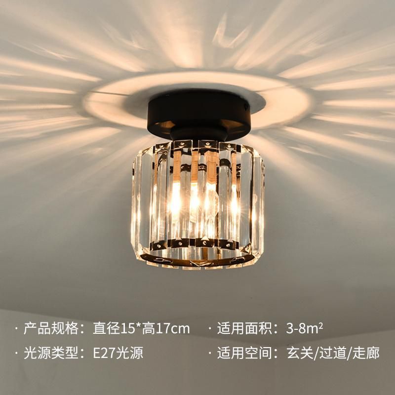 LED Ceiling Lamp Corridor Porch Lamp Crystal Aisle Lamp Entry American Balcony Lght (WH-CA-86)