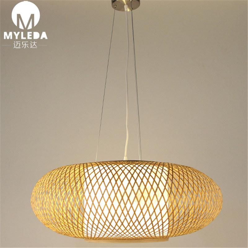 Modern Style Wooden Pattern Retro Decoration Cage Pendant Lights for Home, Bar, Living Room, Dining Room