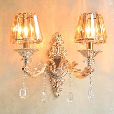 Indoor Decoration Home Corridor Bedroom Living Room Hall 3 Lamp Glass Rod Classic Wall Light