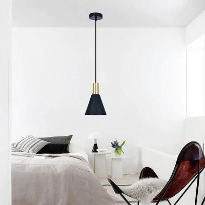 Modern Black Gold Nordic Pendant Light Fixtures Hanging Lights for Kitchen Island Cafe Bar Dining Room Decor Lighting