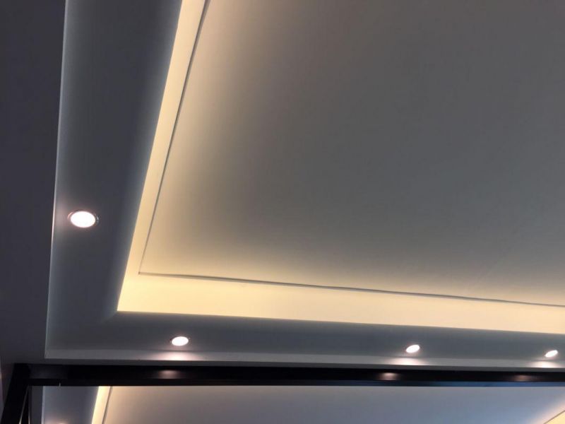 Fire-Resistance Grg Gypsum Cornice Moulding with LED Lights