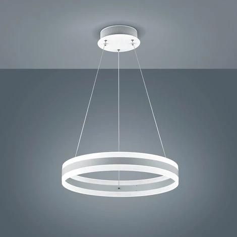 Modern Simple Circular LED Chandelier Dining Room Bedroom Study Lighting