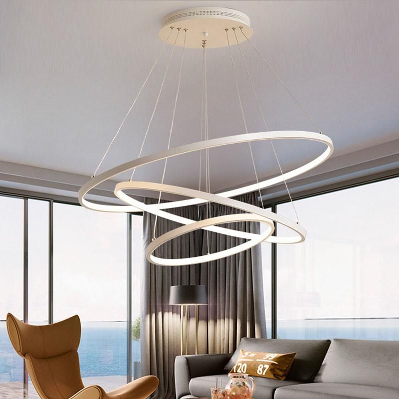 Energy Saving 5 Chandeliers Art Project Hanging LED Designer Modern Pendant Light Lamp