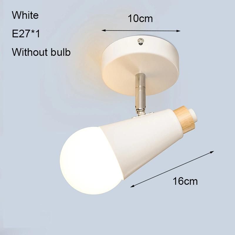 Wooden Ceiling Lamp Modern LED Ceiling Light for Bedroom Living Room Corridor Kitchen Indoor Lighting (WH-WA-21)
