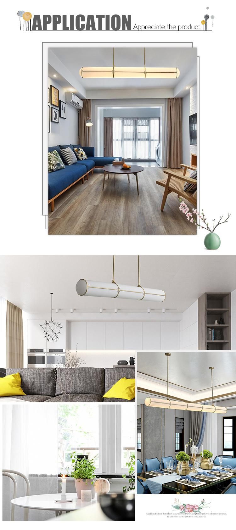 Modern Decorative Ceiling Hanging Single Iron Acrylic Pendant Light