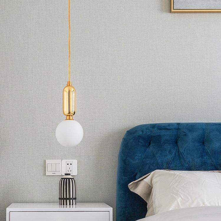 Modern Acrylic Gold, Chrome White, Black Stainless Steel LED Hanging Pendant Light