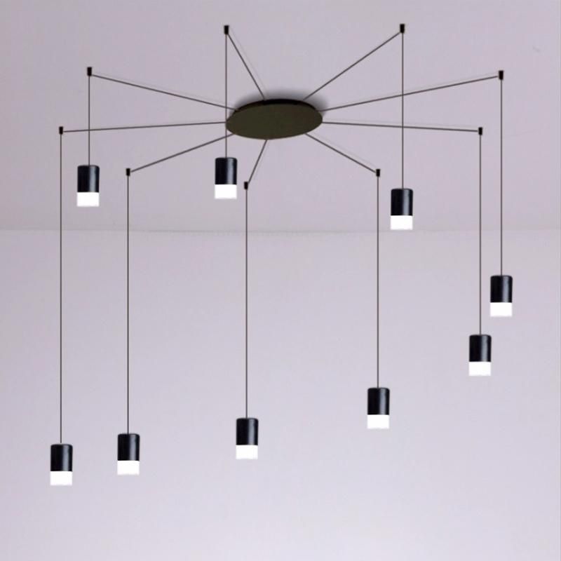 Modern Simple Pendant Light Creative Branch Multi Head Spider Lamp LED Lamp Line Hanging Light Pendant Lamps (WH-AP-240)
