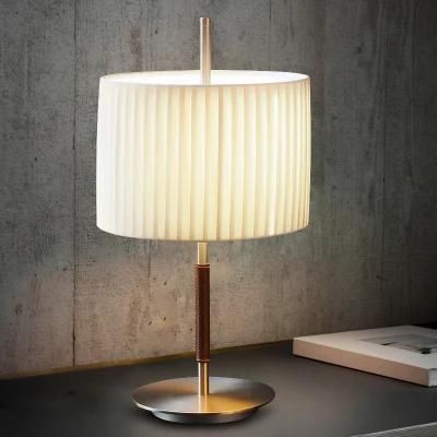 Round Circle White Shade Table Lamp Reading Lamp Bedside Lamp