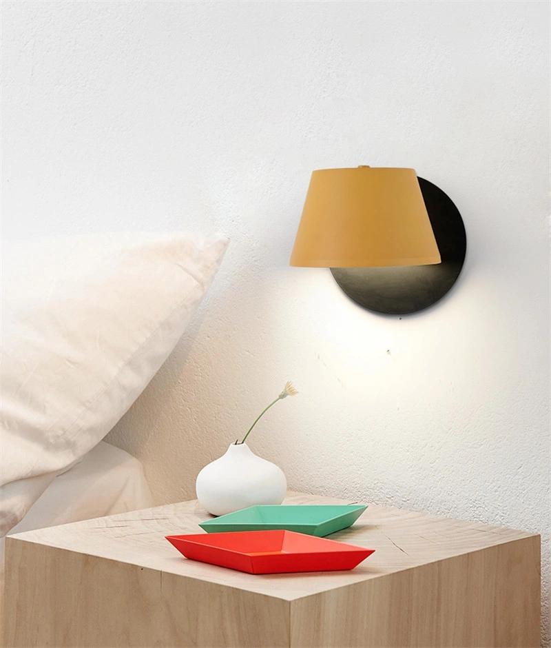 Modern Wall Light Metal Glass Multi-Colour Drum Wall Lamp Tam Tam 1 Light Wall Sconce (WH-OR-206)