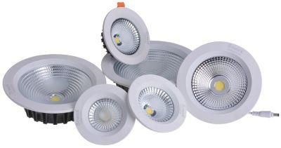 Anti-Glare High Quality Hotel Home Restaurant Isolated Driver Recessed Ceiling10W RGB LED COB Spotlight Panel Light Downlight