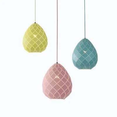 Nordic Creative Colorful Aluminum Pendant Lamp for Home