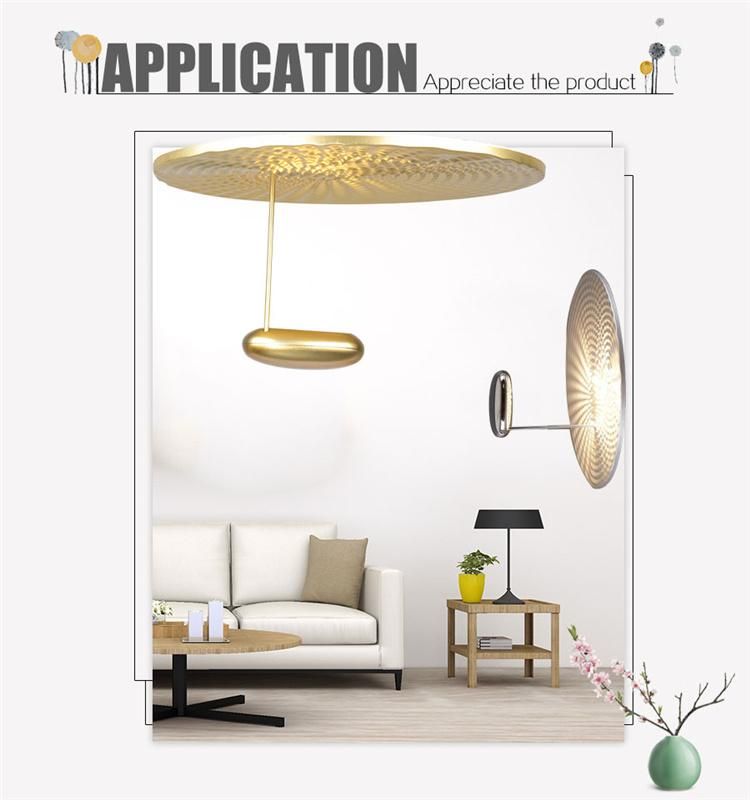 Modern Decorative Round Creative Gold LED Ceiling Lamp