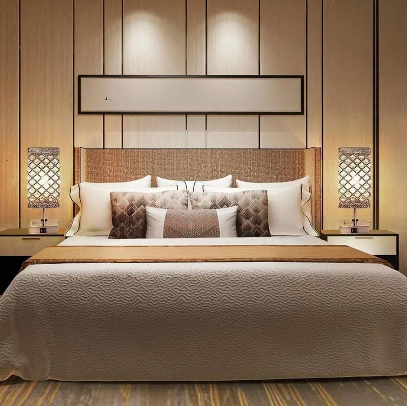 Modern Touch Control Crystal Bedside Table Lamp with USB Ports, Wireless Charging Lamp for Bedroom