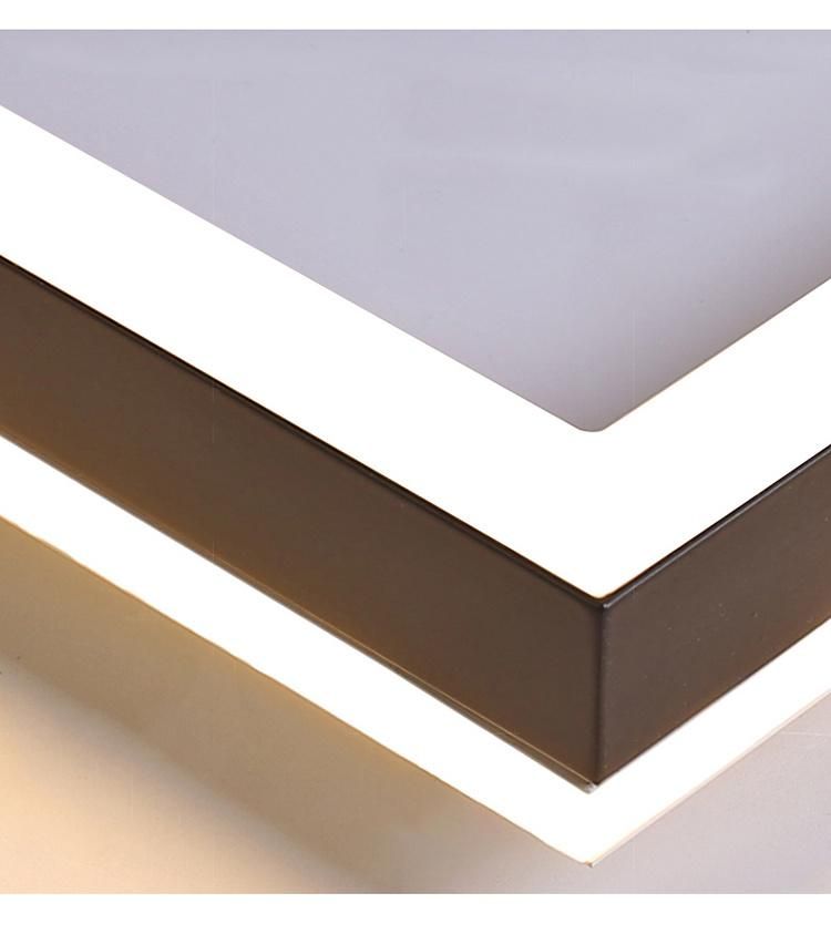 Modern Square LED Lights, Elegant Home Decor Modern Light Attack Aircraft