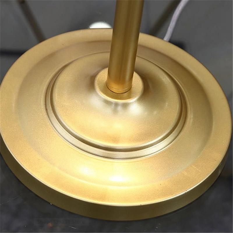 Nordic Luxury Crystals Floor Lamps LED Gold Table Lights Free Standing Lamps for Living Room Europ Floor Lamp (WH-MFL-88)