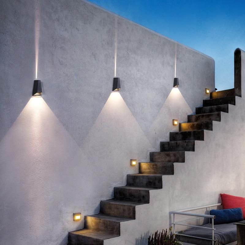 Outdoor Lighting LED Wall Lamp Concise Design Simple Style Strong Light