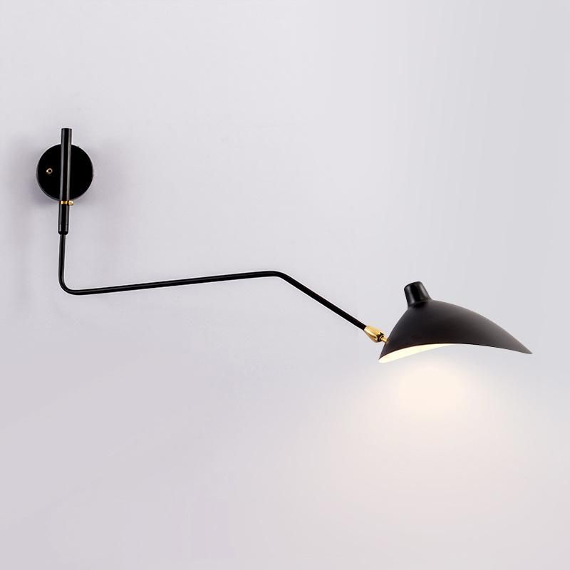 Nordic Dawn Spider Serge Mouille Wall Lights Rotary Long Pole Swing Arm Wall Lamps (WH-VR-03)