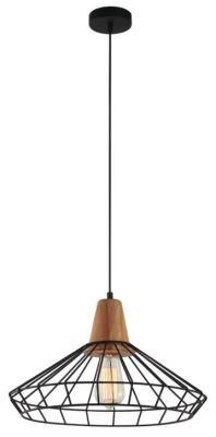 1 Light Pendant Lamp with Wooden Decoration (HL-1813-PL)