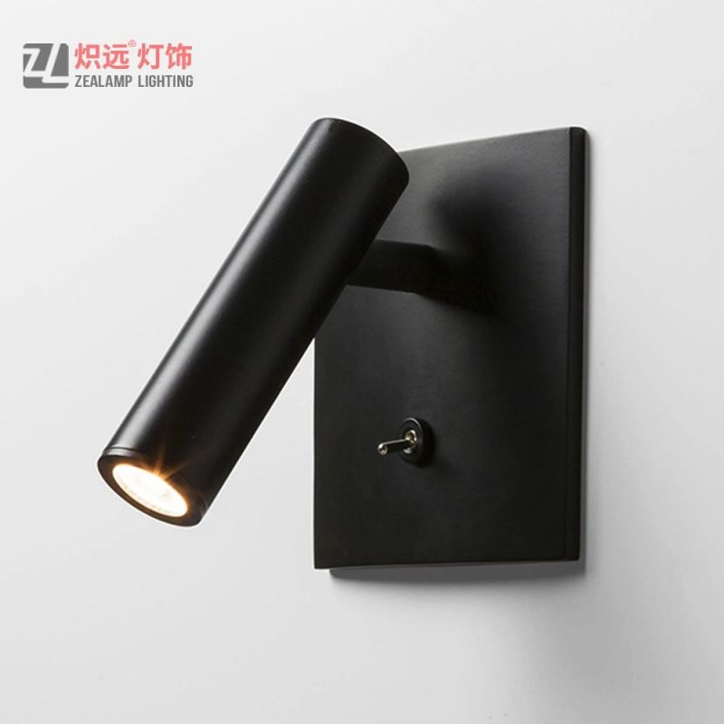 Modern Hotel Guest Room LED Decorative Metal Wall Lighting