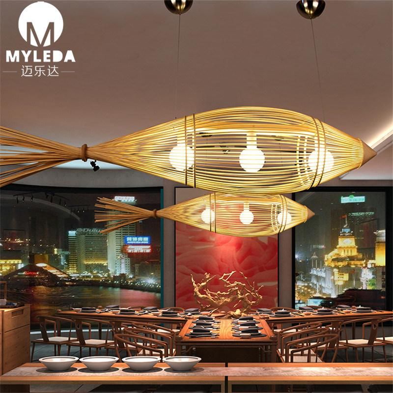 Fish Shape Pendant Hotel Decorative Lighting