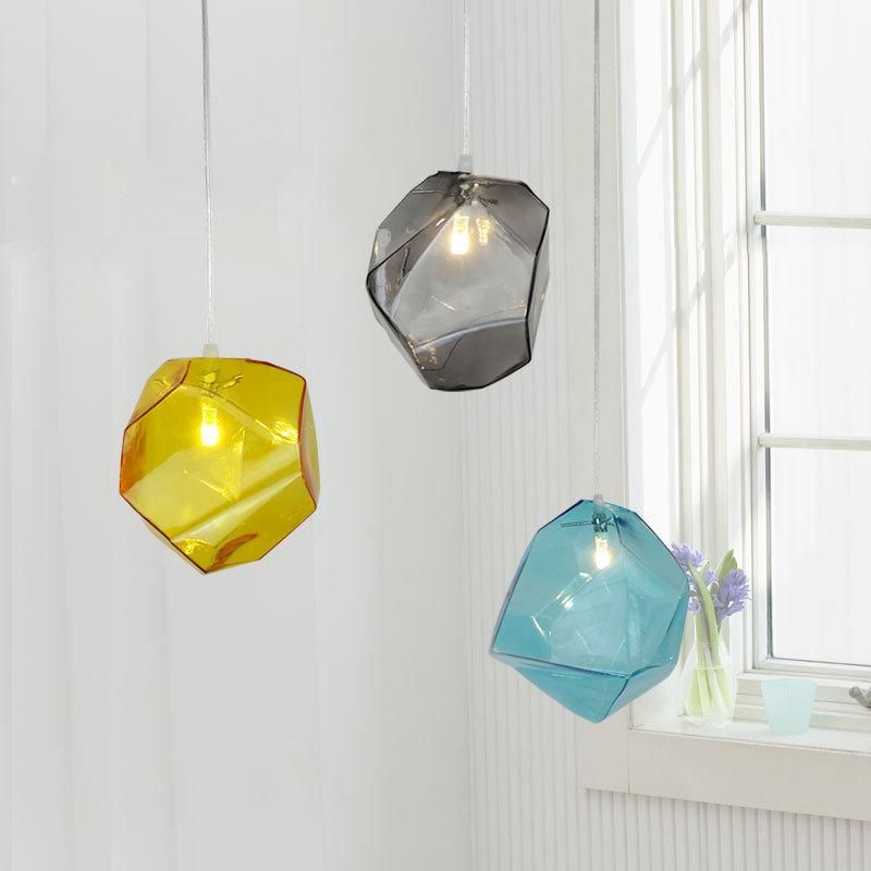 Europe Style Edison Bulb Pendant Light Colorful Glass Pendant Decorative Hanging Light