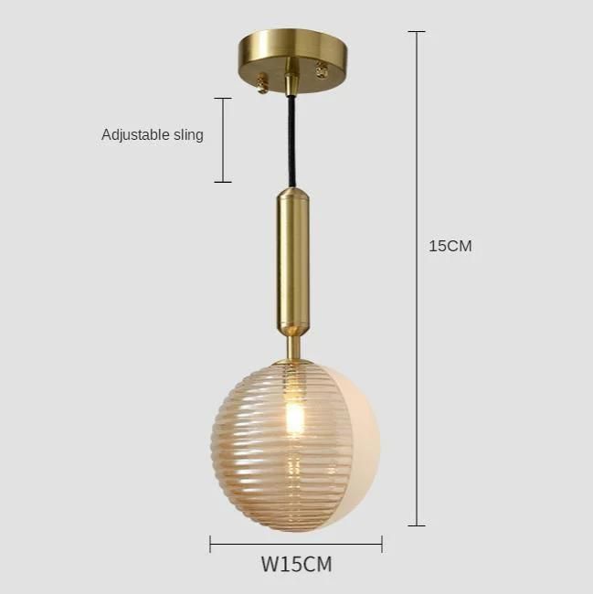 Indoor Home Pendant Light Decorative LED Chandelier Lamp Living Dining Room Bed Side Light (WH-GP-78)