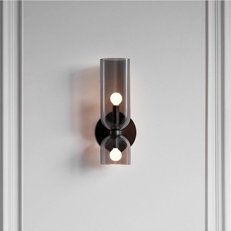 Bedroom Bedside Lamp Designer LED Wall Lamp Modern Simple Living Room Creative Glass Wall Llghts Fixtures