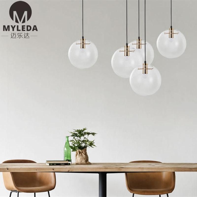 Modern Metal Luxury Glass Hall Restaurant Pendant Light Chandelier