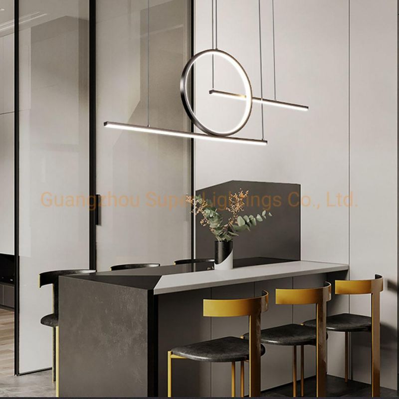 Customize Indoor House Supermarket Office Hanging LED Pendant Linear Light