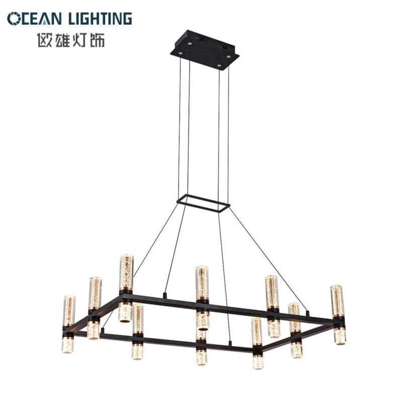 Modern Indoor Crystal Lighting 45W Round 9 Heads LED Chandelier