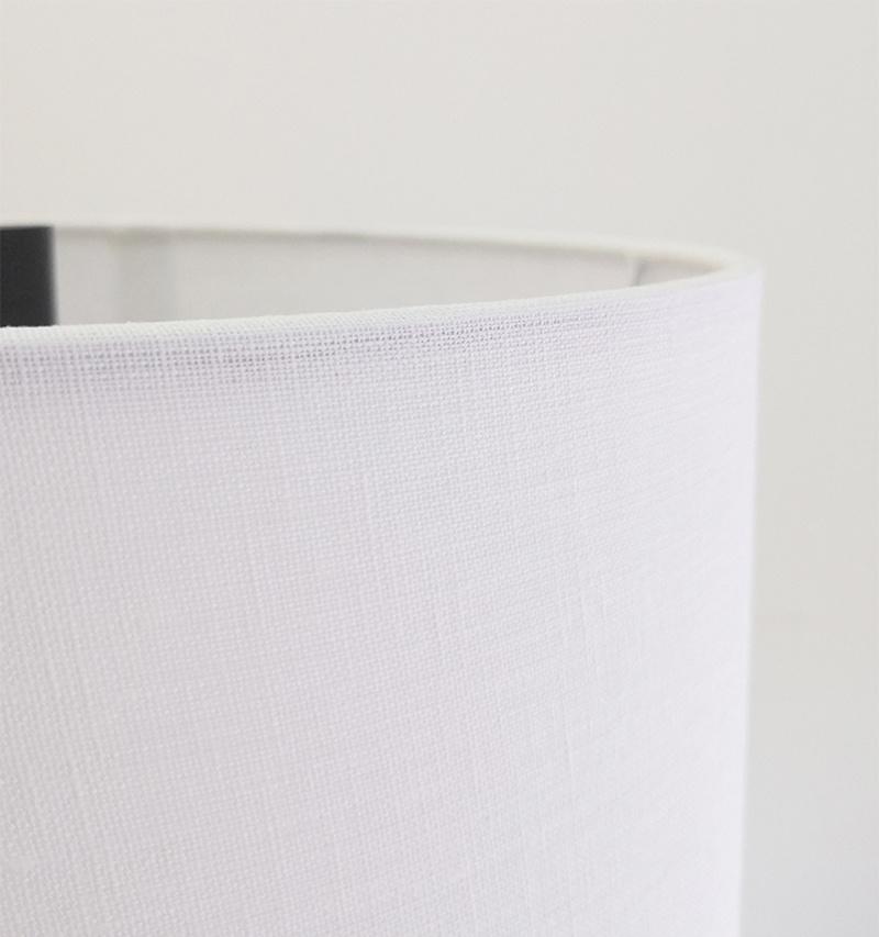 Modern Crystal Bedside Table Lamp with White Lampshade for Hotel