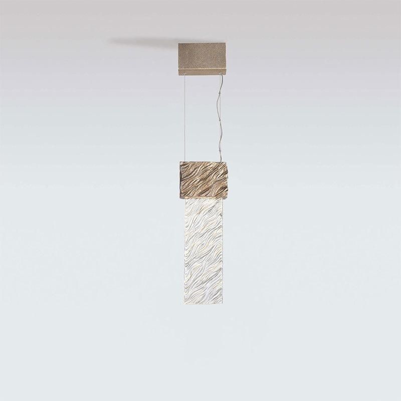 2022 Art Glass Pendant Light Luxury LED Pendant Lamp Long Decorative Lighting Chandelier for Living Dining Room