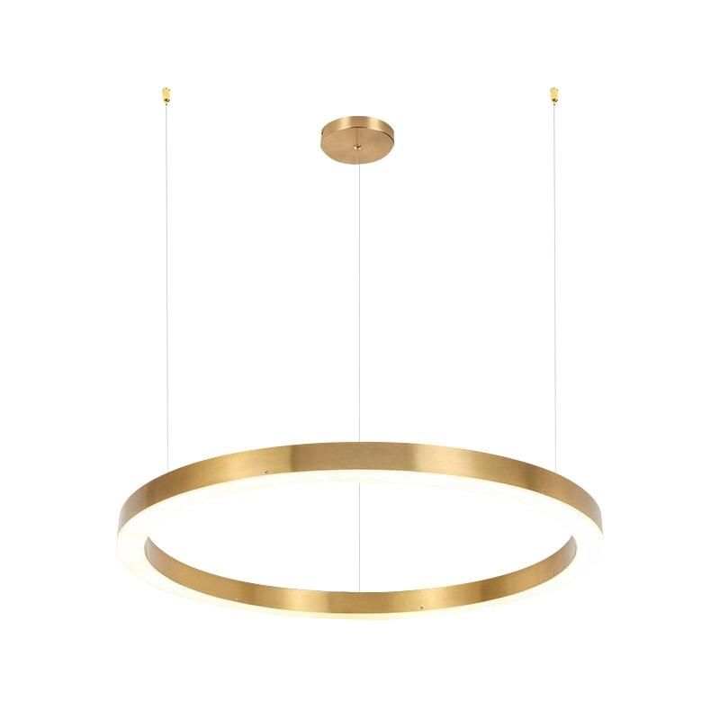 Circle Design Ceiling Lamp Pendant Lamp Hotel Lobby Lamp Display Lighting