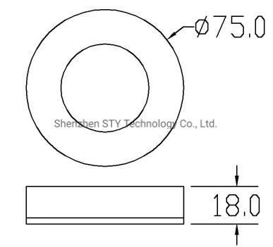 100-240V /AC Powered Under Cabinet LED Puck Light for Furniture/Wardrobe/Couter